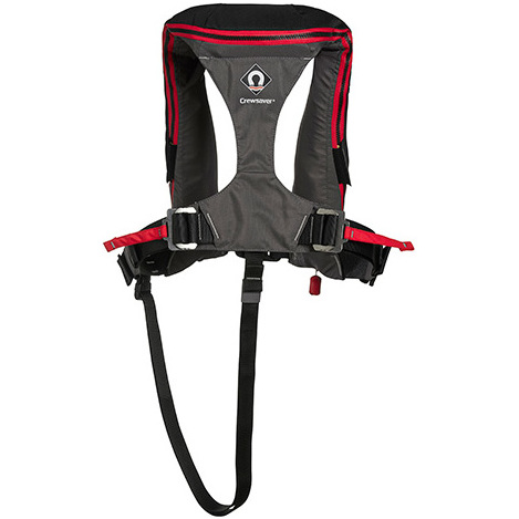 2026 Crewsaver Crewfit 180N ISO Single Automatic Lifejacket 9720BRA - Black / Red